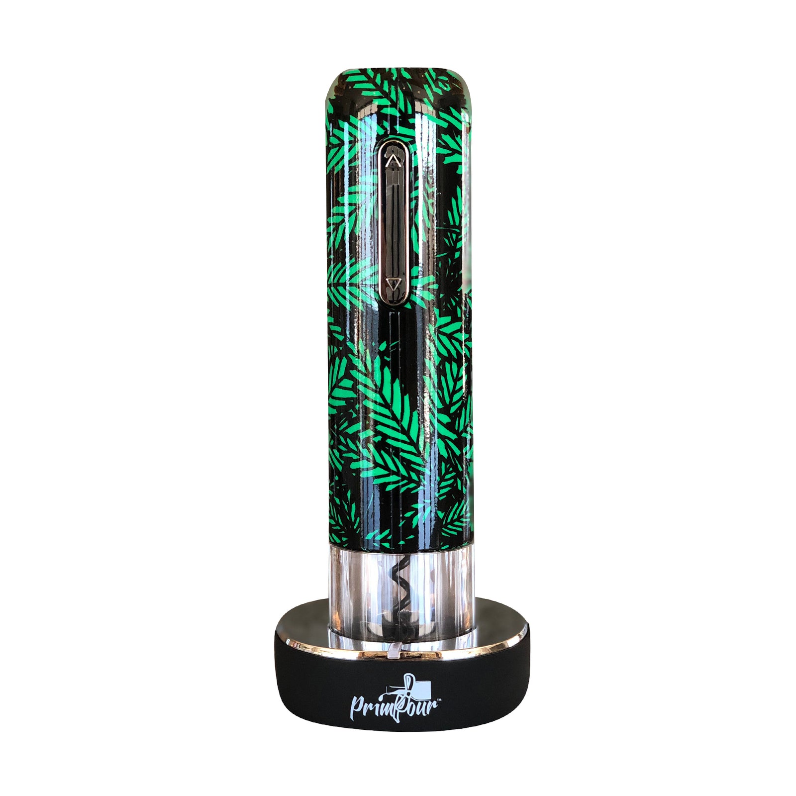 PrimPour Emerald Haze limited edition electric wine opener hand-dipped rechargeable  
